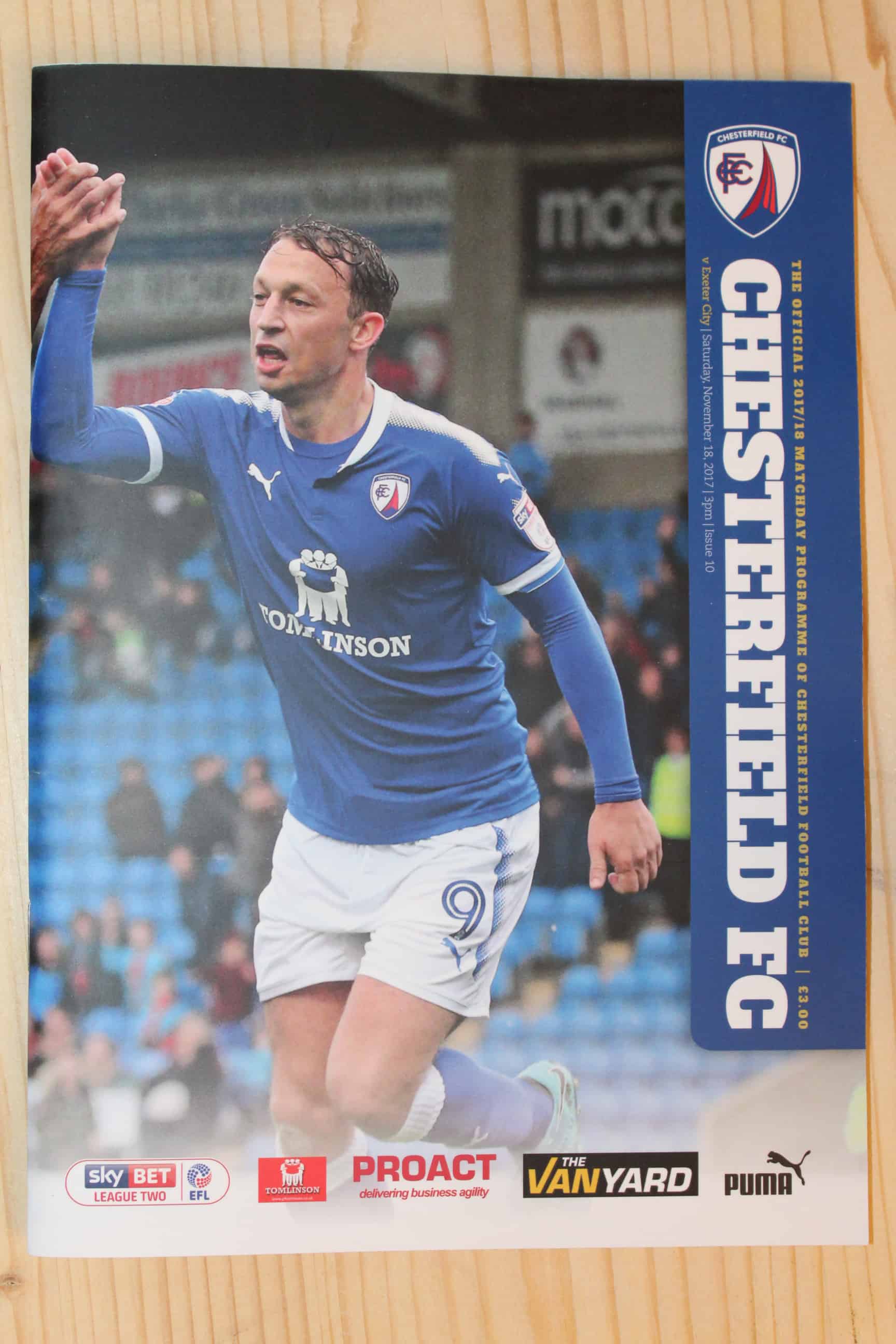 Chesterfield FC v Exeter City FC